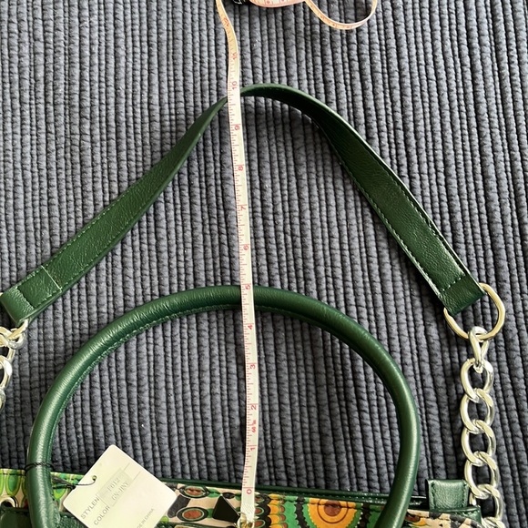 Hananel purse retro satchel multi color vibrant - Picture 16 of 16